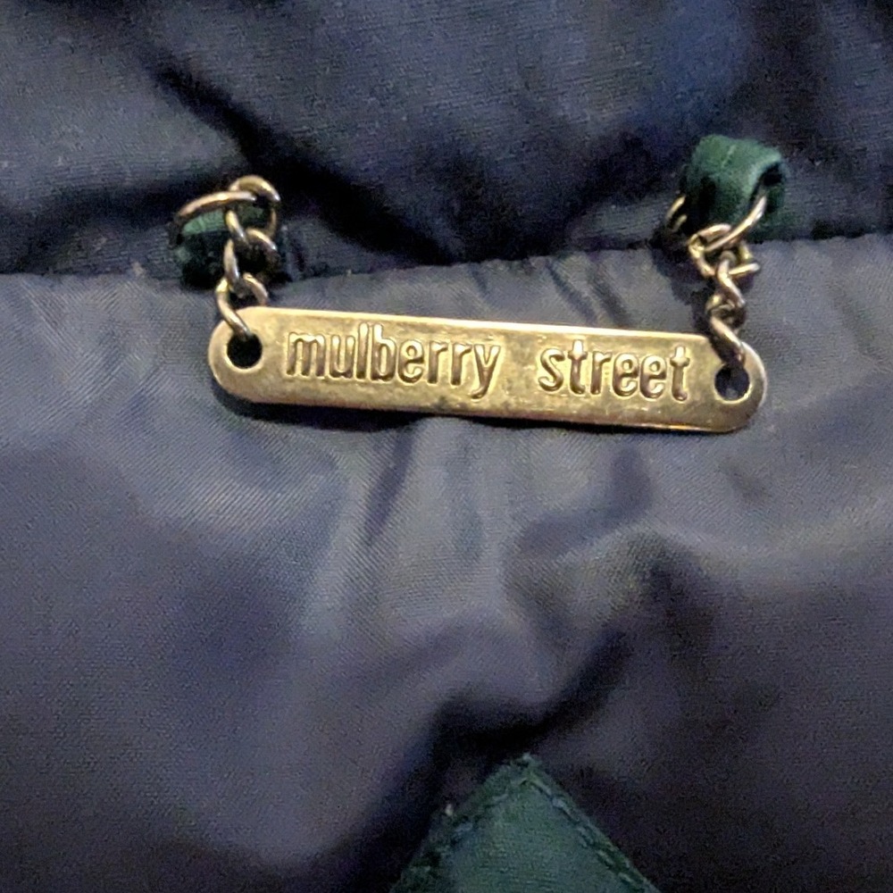 Vintage Mulberry Street Green Down Puffer Long Winter Coat Jacket Women's M - Picture 10 of 15